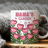3D Inflated Effect Floral Sweet Heart Kids In Mom Grandma's Garden Personalized Mug LPL25APR24KL1