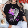 Half Of My Heart Is In Heaven - Personalized Memorial T-shirt - NTD26MAR24TT2