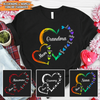 Mom Grandma And Grandkids Hearts Gift For Grandma Personalized Shirt NVL15DEC23KL3