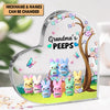 Easter Vibe Grandma's Peeps Personalized Acrylic Plaque HTN04MAR24VA1