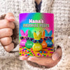 Grandma's Favorite Peeps Rainbow Color Personalized Mug VTX11MAR24CT2