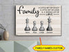 Family A Little Bit Of Crazy Canvas 3 Size Template NVL-15TQ003 Dreamship 12x8in