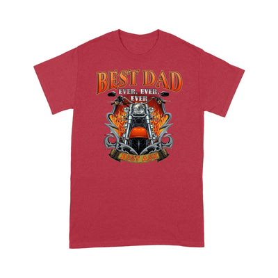 Customized Best Dad Ever T-Shirt Hqd05Jun21Xt5 2D T-shirt Dreamship S Red