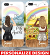 Miles Apart But Besties At Heart Personalized Couple Phonecase Nla-24Nq003 Phonecase FUEL Iphone iPhone 7