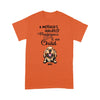 Personalized A Mother'S Greatest Masterpiece Is Her Child Dog T-Shirt 2D T-shirt Dreamship S Orange