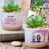 All things Grow better with a Mother's Love Personalized Ceramic Plant Pot Perfect Mother's Day Gift HTN04APR23NA2 Ceramic Plant Pot Humancustom - Unique Personalized Gifts