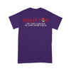 Customized Pirate Dad I Be The Captain Of This Here Crew T-Shirt Pm10Jun21Vn2 2D T-shirt Dreamship S Purple