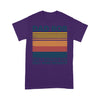 Customized Dad Bob Like A Regular Dad Only More Drunker T-Shirt Pm08Jun21Ct1 2D T-shirt Dreamship S Purple