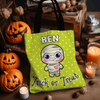 Trick Or Treat Personalized Halloween Monster Kids Tote Bag DCT09AUG23NA1