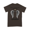 Customized I Have A Guardian Angel I Heaven I Call Him Dad T-Shirt Pm07Jun21Ct03 2D T-shirt Dreamship S Brown