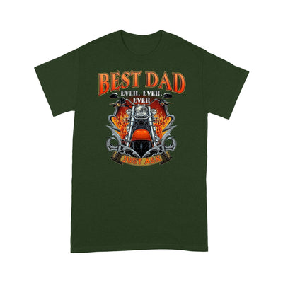 Customized Best Dad Ever T-Shirt Hqd05Jun21Xt5 2D T-shirt Dreamship S Forest