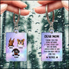 Dear Mom Thank you for being our mom Dog Puppy Pet Personalized Acrylic Keychain Purrfect Gift for Dog Lovers HTN23MAR23NA1 Acrylic Keychain - 2 Sided Humancustom - Unique Personalized Gifts