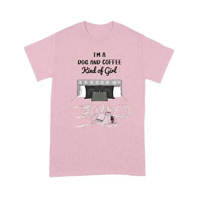 Personalized Dog And Girl Kind Of Girl Standard T-Shirt Dhl-16Vn02 2D T-shirt Dreamship S Light Pink