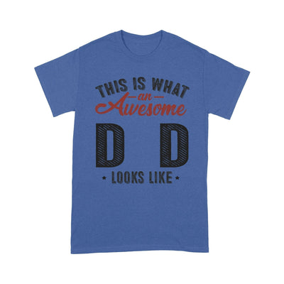 Customized This Is What An Awesome Dad Looks Like T-Shirt Pm07Jun21Ct2 2D T-shirt Dreamship S Royal