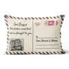 Personalized Name Love Letter Pillow Dhl-20Tp003 Pillow Dreamship 13x19in