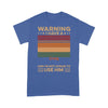 Customized Warning I Have A Crazy Grandpa Youth T-Shirt PM12JUN21CT5 2D T-shirt Dreamship S Royal