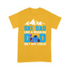 Customized Ski Dad Like A Regular Dad Only Way Cooler T-Shirt Pm05Jun21Tq1 2D T-shirt Dreamship S Gold