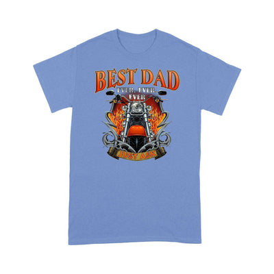 Customized Best Dad Ever T-Shirt Hqd05Jun21Xt5 2D T-shirt Dreamship S Carolina Blue