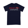 Customized Pirate Dad I Be The Captain Of This Here Crew T-Shirt Pm10Jun21Vn2 2D T-shirt Dreamship S Navy