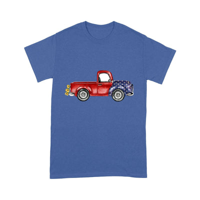 Personalized Grandma, Nana Red Truck Sunflower Kids tshirt PM17JUN21CT1 Dreamship S Royal