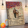 Personalized Names Old Couple Husband Wife Wedding Anniversary Our Love Story Is My Favourite Canvas Canvas Dreamship