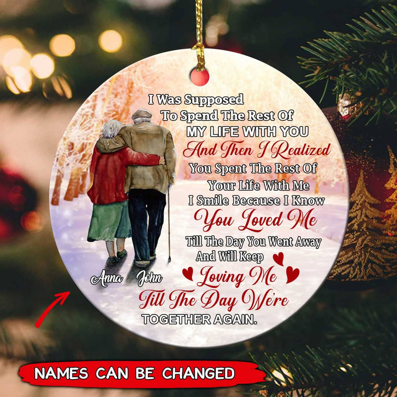 Personalized Ornament - Christmas Ornament - When we're together