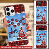 Personalized I Love Being A Grandma Gnome Phone case NVL27SEP21TP1 Silicone Phone Case Humancustom - Unique Personalized Gifts