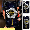 Personalized Blessed Grandma Sunflower Butterfly Phone case DDL13SEP21CT1 Silicone Phone Case Humancustom - Unique Personalized Gifts