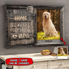 Personalized Dog Home Is Where Someone Runs To Greet You Canvas HLD21SEP21TP1 Canvas Humancustom - Unique Personalized Gifts
