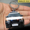 personalized police car wooden keychain ntk20dec21sh2 Custom Wooden Keychain Humancustom - Unique Personalized Gifts 4.5x4.5 cm
