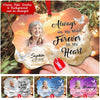 Personalized Always On My Mind Forever In My Heart Memorial Aluminium Ornament NVL18OCT21DD1 Wood Custom Shape Ornament Humancustom - Unique Personalized Gifts