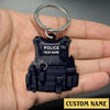 Personalized Police Bulletproof Vest-Gift For Police-Acrylic Keychain Ntk09dec21sh1 Acrylic Keychain Humancustom - Unique Personalized Gifts 4.5x4.5 cm