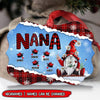 Personalized Grandma, Nana Gnome Christmas Aluminium Ornament NVL14SEP21TP2 Aluminium Ornament Humancustom - Unique Personalized Gifts