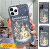 Personalized Christmas Grandma's Little Snowmen Phone case NVL15SEP21DD2 Silicone Phone Case Humancustom - Unique Personalized Gifts