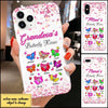 Grandma's Butterfly Kisses Personalized Phone Case KNV14SEP21NY1 Silicone Phone Case Humancustom - Unique Personalized Gifts