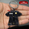 Personalized Police Uniform Acrylic Keychain DDL21DEC21VA1 Acrylic Keychain Humancustom - Unique Personalized Gifts 4.5x4.5 cm