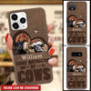 Personalized Leather Pattern Easily Distracted by COWS LPL08SEP21TP1 Silicone Phone Case Humancustom - Unique Personalized Gifts