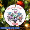 Personalized My Greatest Blessings Call Me Grandma Circle Ornament DDL08OCT21SH1 Circle Ceramic Ornament Humancustom - Unique Personalized Gifts