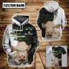 Personalized Gift Charolais Cattle The Farm Life Chose Me 3D Full Painting Hoodie and Unisex Tee DHL10DEC21SH1 3D T-shirt Humancustom - Unique Personalized Gifts Hoodie S