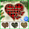 Memorial Personalized Mom Dad Wood Custom Shape Ornament NVL16OCT21CT7 Wood Custom Shape Ornament Humancustom - Unique Personalized Gifts