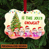 Is This Jolly Enough Grandkids gift Christmas Personalized Ornament NLA11OCT21SH3 Aluminium Ornament Humancustom - Unique Personalized Gifts