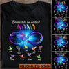 Blessed To Be Called Nana Hummingbird Personalized T-shirt KNV15SEP21SH1 Apparel Humancustom - Unique Personalized Gifts S Black
