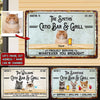 Personalized Catio Bar & Grill Cats Proudly Serving Whatever You Brought Printed Metal Sign NVL14OCT21TP2 Metal Sign Humancustom - Unique Personalized Gifts