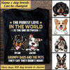 Personalized Dogs The Purest Love Between Grumpy Dads and The Pets They Say They Didn't Want Unisex T-shirt DHL18SEP21XT1 Black T-shirt Humancustom - Unique Personalized Gifts