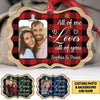 All of me loves all of you Personalized Wood Ornament NLA13OCT21VN1 Wood Custom Shape Ornament Humancustom - Unique Personalized Gifts