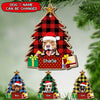 Personalized Dog Christmas Tree Wood Custom Shape Ornament DHL16OCT21TP1 Wood Custom Shape Ornament Humancustom - Unique Personalized Gifts