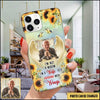 Personalized Husband Photo I'm Not A Widow Sunflower Memorial Phone case HLD11OCT21VN1 Silicone Phone Case Humancustom - Unique Personalized Gifts