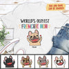 Personalized French Bulldog World's Okayest Frenchie Mom Unisex T-shirt DHL06OCT21TT1 White T-shirt Humancustom - Unique Personalized Gifts