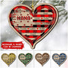 Nana Heart Personalized Wood Custom Shape Ornament KNV25OCT21DD1 Wood Custom Shape Ornament Humancustom - Unique Personalized Gifts
