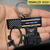 Personalized Com Home Safe Police Wooden Keychain Ntk13dec21sh1 Custom Wooden Keychain FantasyCustom 4.5x4.5 cm